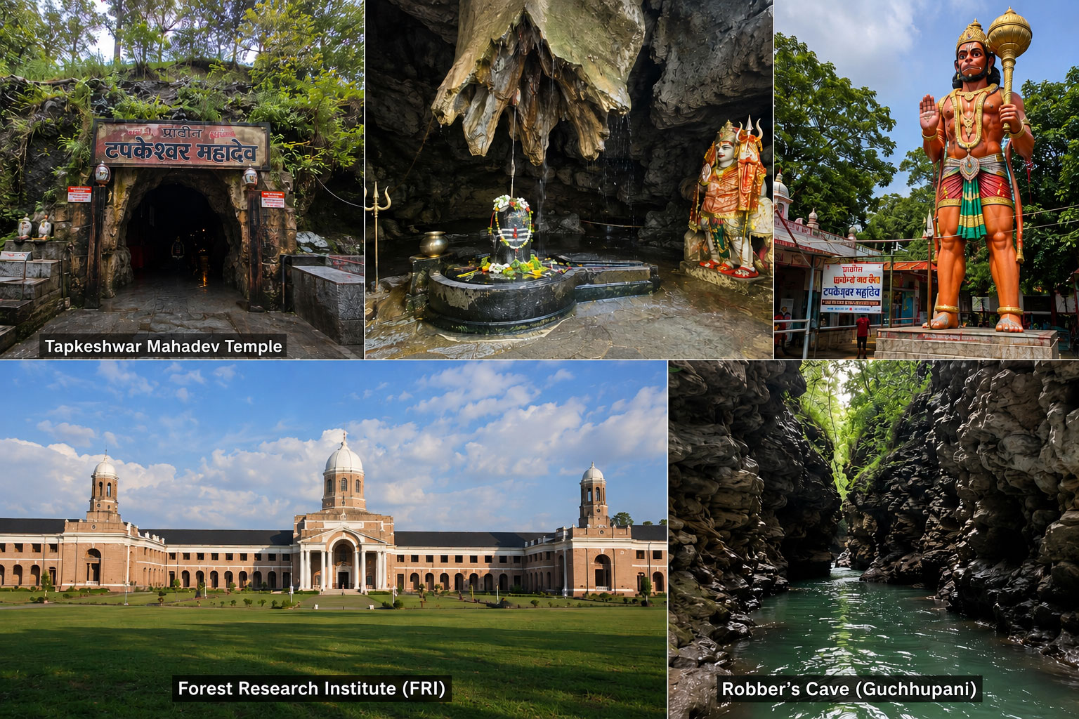 Tapkeshwar Mahadev Temple- FRI- Robbers Cave Dehradun Tour
